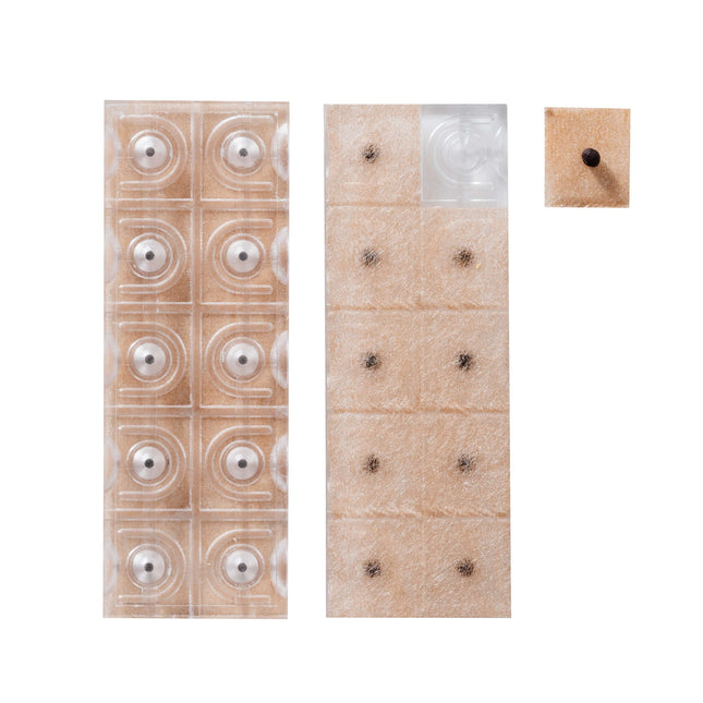 SHOOSH graines d'oreilles, avec patch couleur chair, 600 pcs (A.160.0010)