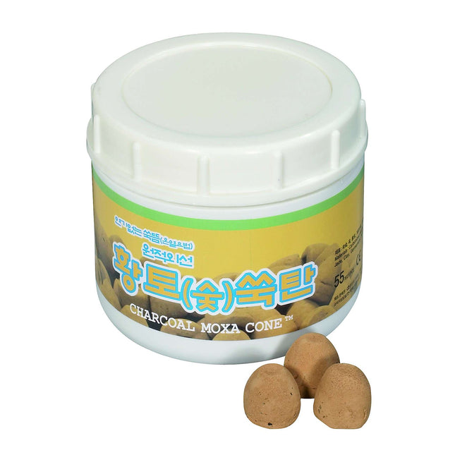DONGBANG cono de moxa de carbón, con tierra amarilla, poco humo, 55 uds. (B.160.0031)