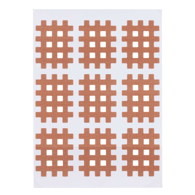 NASARA Gittertape, 2 cm x 3 cm, beige, 180 Stück (H.100.1021)