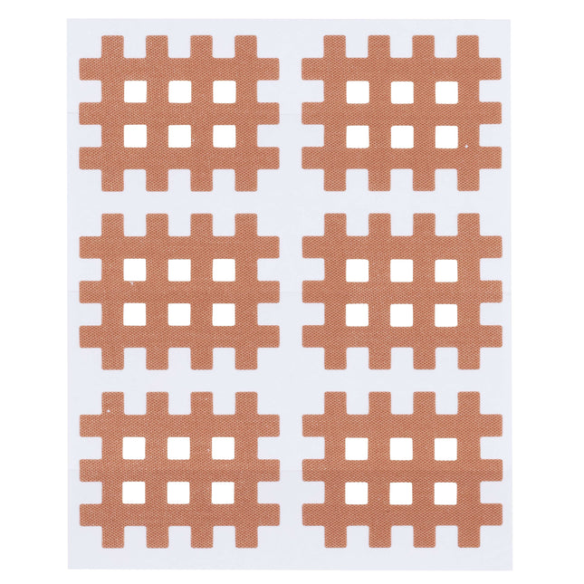 NASARA Gittertape, 3 cm x 4 cm, beige, 120 Stück (H.100.1022)