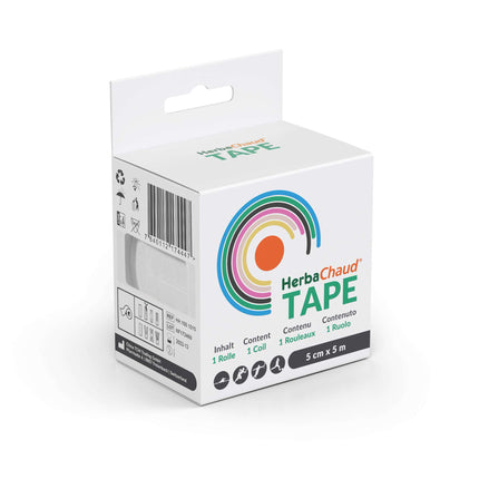 HerbaChaud Tape in 7 Farben 5 cm x 5 m (HH.100.1010.K)