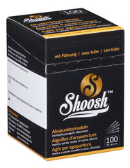 SHOOSH con manico a elica in rame, siliconato, con guida, 100 aghi per scatola (A.104.0000.K)