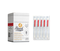 SHOOSH B-Type, with plastic handle, 100 needles per box, without guide