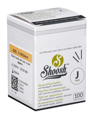 SHOOSH J-Type, with plastic handle and guide tube, 100 needles per box