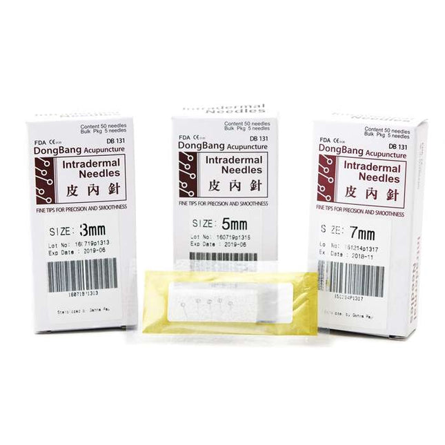 DONGBANG DB131, intradermal needles, 50 pcs, in 3 different sizes (A.150.0059.K)
