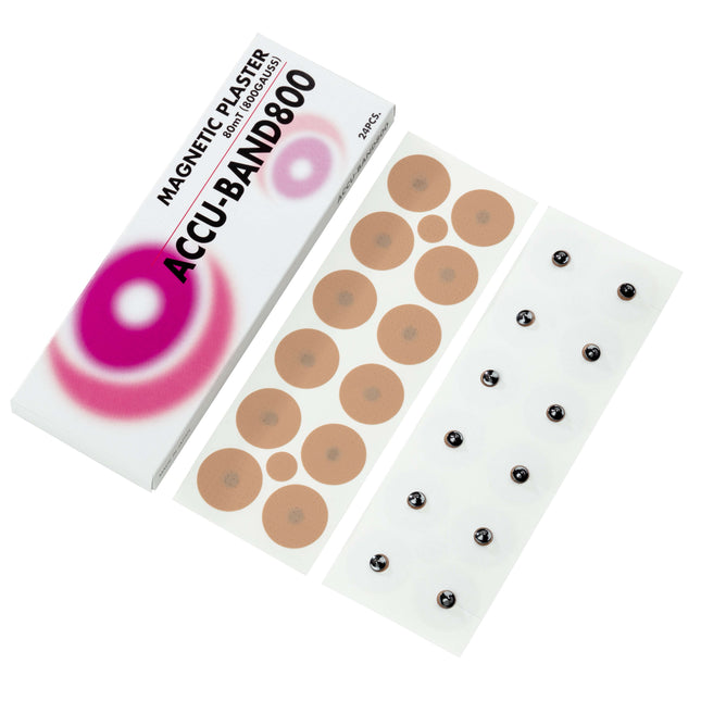 ACCU-BAND magnetplåster 800 gauss, stål, 24 st (A.175.0011)