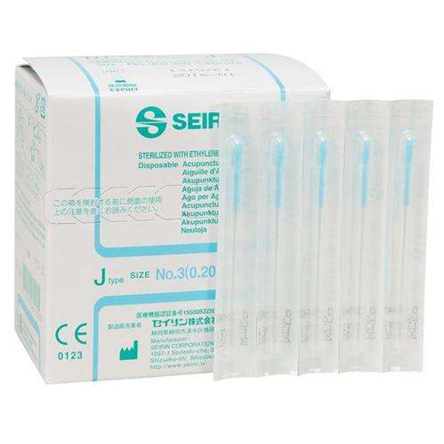 SEIRIN typ J, 0,20 x 40 mm, modrá (A.200.0170)