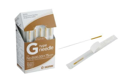 SEIRIN, tipo G, con guida da 100 aghi per confezione, ideale per il dry needling