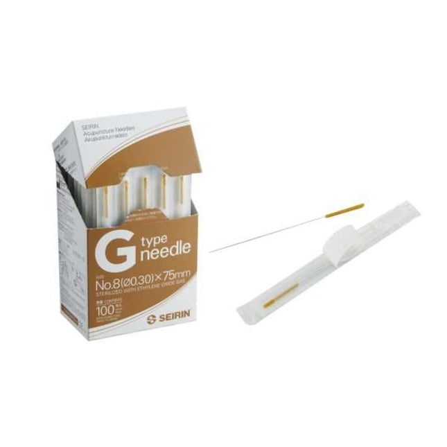 SEIRIN, type G, met houder voor 100 naalden per doos, ideaal voor dry needling