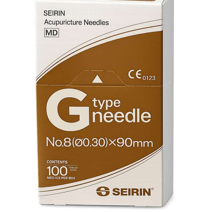SEIRIN, Typ G, mit Führung 100 Nadeln pro Box, ideal für Dry Needling
