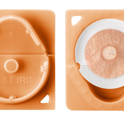 Agujas permanentes SEIRIN Pyonex para oreja y cuerpo, 100 unidades por caja (A.220.0010.K)