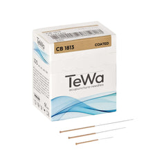 TeWa CB-Type, copper helical handle, without guide, 100 needles per box (A.300.0005.K)