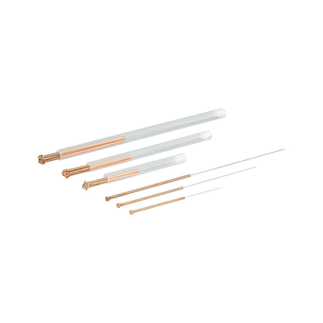 Needles TeWa 5CB-Type, SpeedPak, 1000 needles per box, 5 needles per blister, with copper helix handle