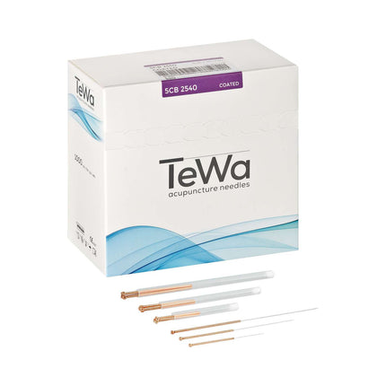 Nålar TeWa 5CB-Type, SpeedPak, 1000 nålar per ask, 5 nålar per blister, med kopparspiralhandtag