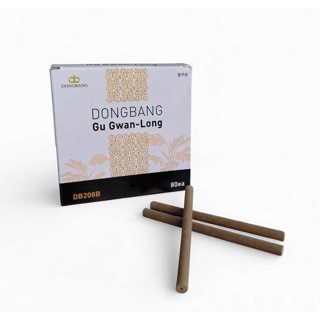 Dongbang Gu Gwan-Long Moxa Stäbe mit Hohlkern, rauchfrei, 80 Stück