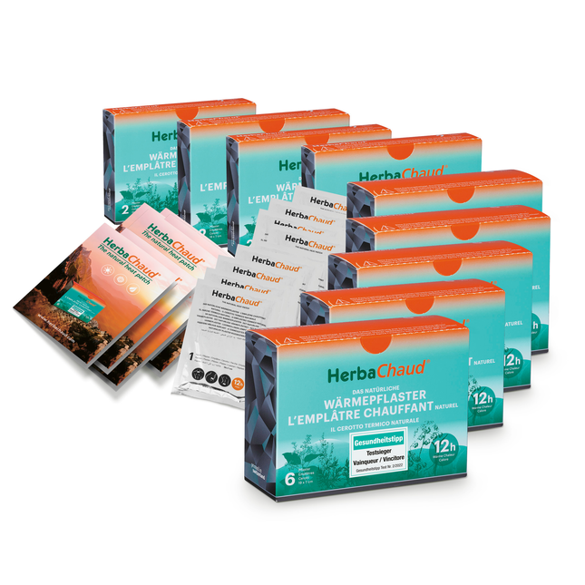 Terapeutická sada náplastí HerbaChaud s celkem 47 náplastmi (B.800.0043_EN)