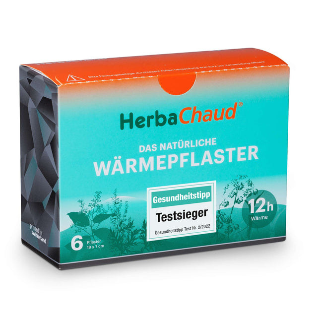 HerbaChaud - přírodní tepelná náplast, DE, 6 náplastí (B.800.0035_D)