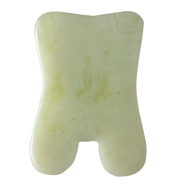 Gua Sha Schaber, rechteckig, aus Jade (D.100.0060)