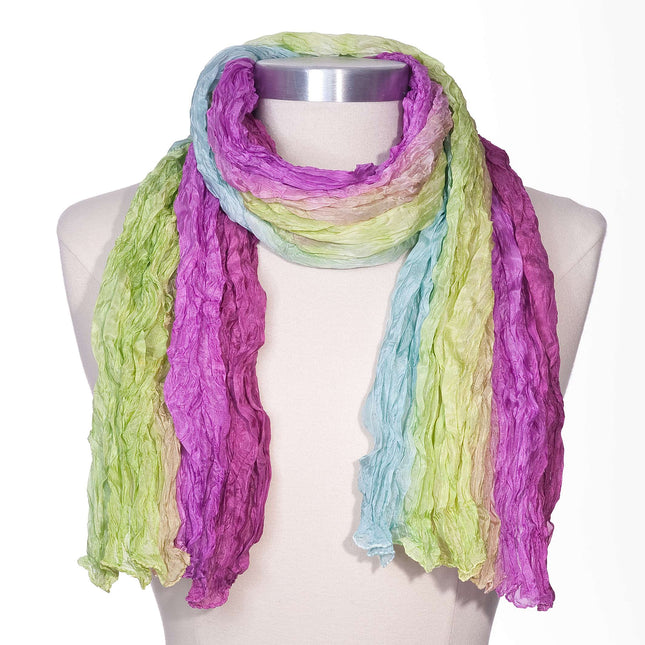 Lenço de seda FLOWER DREAM , 100% seda natural da Índia (F.600.0011)