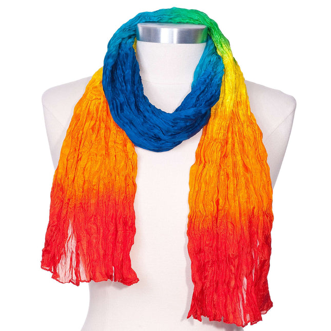 Lenço de seda SUMMERDAY, 100% seda natural da Índia (F.600.0017)