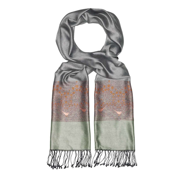 Lenço de seda DELUXE MORGENTAU, 100% seda natural da Índia (F.600.0022)