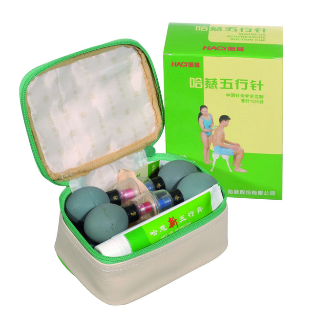 HACI Five elements cupping set EXPERTE, 18 koppningshuvuden (F.200.0021)