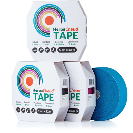 HerbaChaud Tape, Klinikversion, 5 cm x 32 m, in 4 Farben (HH.100.1024.K)