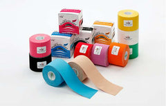 NASARA Kinesio Tapes, în 9 culori diferite, 5 cm x 5 m (H.100.1010.K)