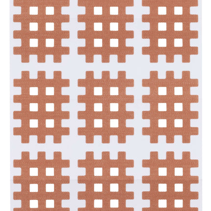 NASARA ruban adhésif pour grille, 2 cm x 3 cm, beige, 180 pièces (H.100.1021)
