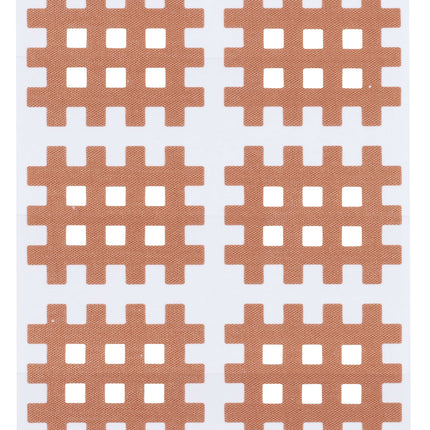 NASARA ruban adhésif pour grille, 3 cm x 4 cm, beige, 120 pièces (H.100.1022)