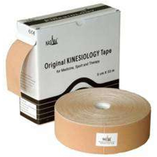 NASARA Kinesio Tape, klinesch Versioun, beige 5 cm x 32 m (H.100.1026)