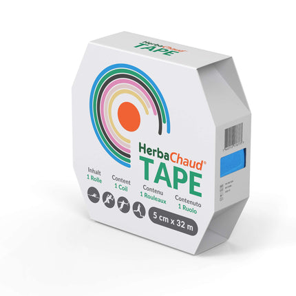 HerbaChaud Tape, version clinique, 5 cm x 32 m, en 4 couleurs (HH.100.1024.K)