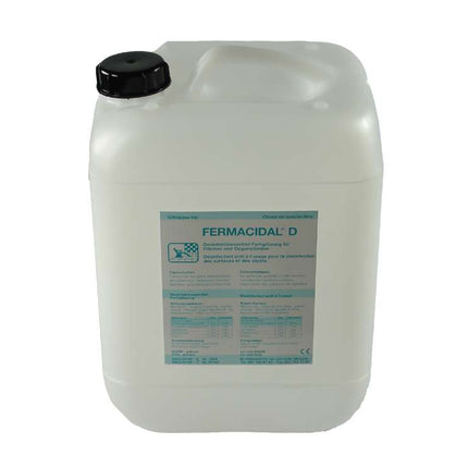 FERMACIDAL D2 Desinfección, envase de 5 litros Desinfección de superficies y objetos