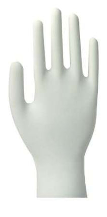 Vyšetrovacie rukavice latexové, v 4 veľkostiach S,M,L, XL, biele bez púdru