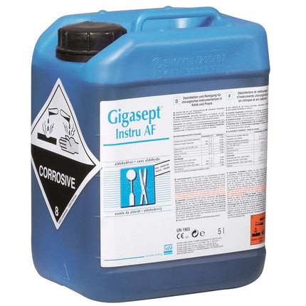 Disinfettante e detergente Gigasept Instrument AF in tanica da 5 litri