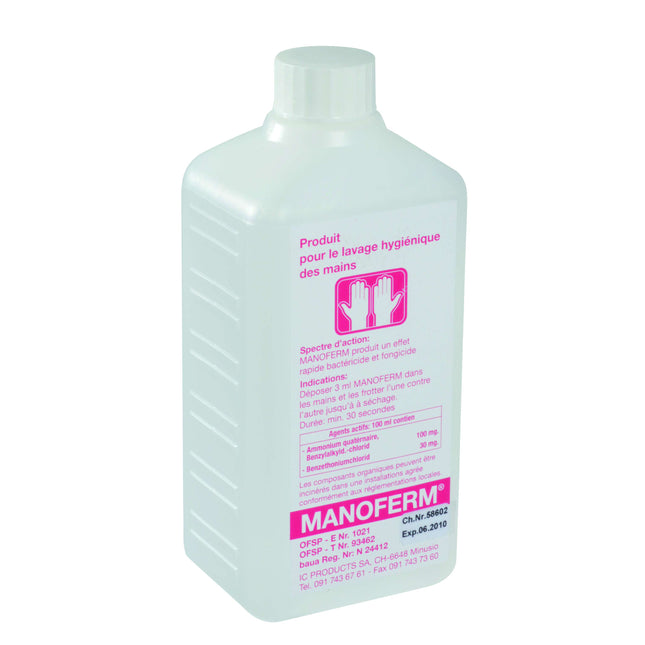 Manoferm käsi- ja ihodesinfektioaine, ilman alkoholia, 5 litran kanisteri