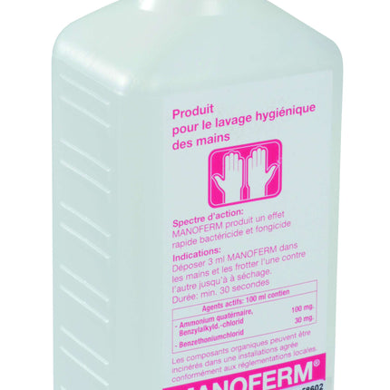 Manoferm, hånddesinfeksjonsmiddel uten alkohol, 5 liters dunk (P.100.0565)