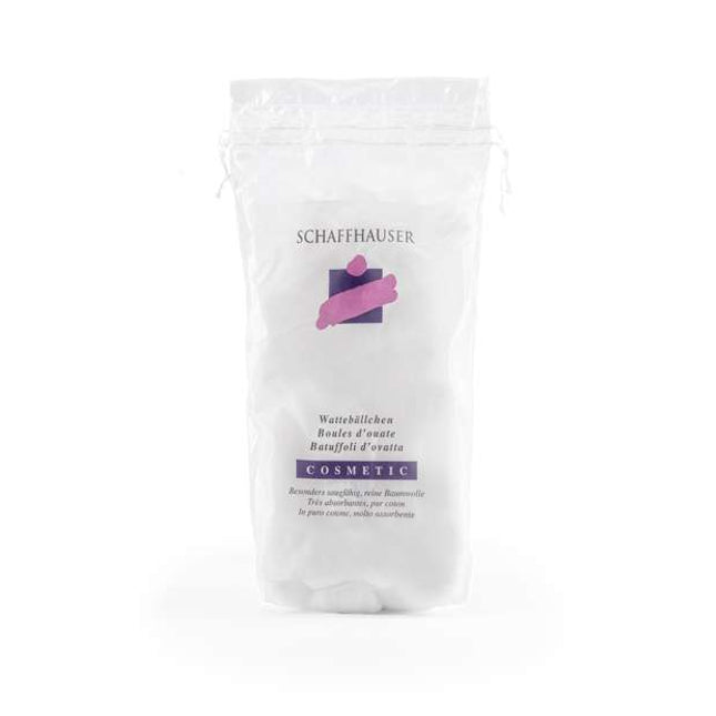 Watte-Kugeln ca. 4 cm, weiss, Beutel à 60 Gramm, 100% Baumwolle (P.100.0013)