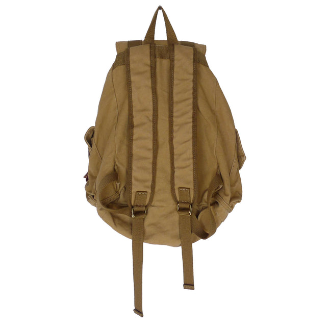 Shoosh canvas backpack, 100% canvas, khaki, eco-friendly, 38 x 23 x 50 cm (S.100.0001)