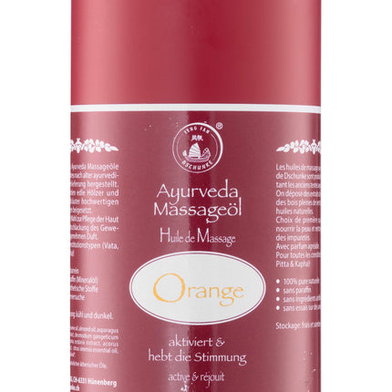 DSCHUNKE Huile de massage ayurvédique orange, 100 ml (Z.100.0225)
