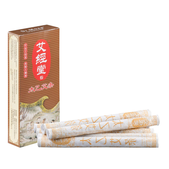 HWATO Cigares à moxa Tai Yi, Ø1.5 x 21 cm, 10 pcs/boîte (B.100.0020)