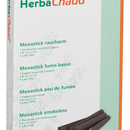 HerbaChaud Moxa Zigarren Smokeless, Ø 1.5 x 12 cm, 5 Stk./Box (B.100.0030)