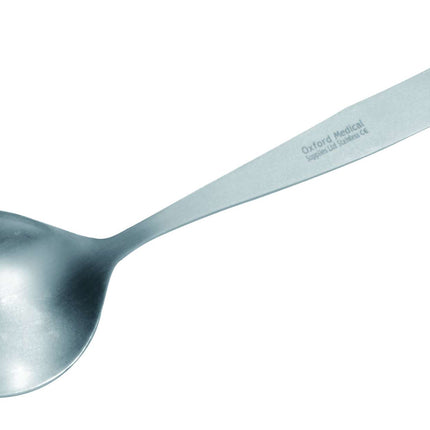 Metal spoon with slot, for safe removal of the moxa (B.300.0040)
