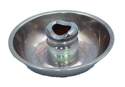 Gasilni aparat Moxa s posodo, obdan s posodo iz nerjavečega jekla (10 cm)