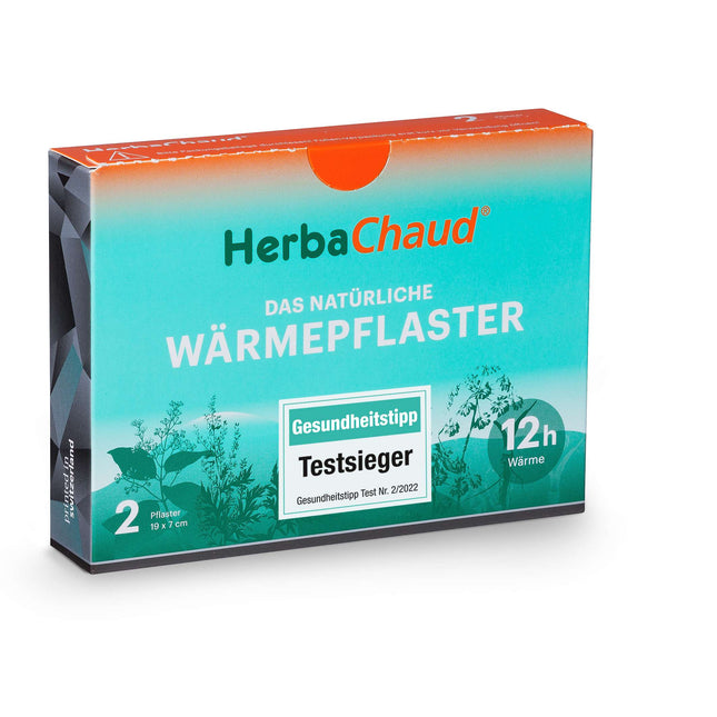 HerbaChaud varmegips terapeutboks med totalt 47 plaster direkte fra produsenten CTT, din partner for komplementær medisin siden 1998