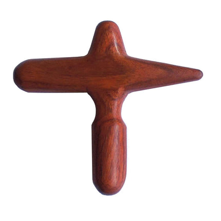 Massage cross made of hardwood (Thailand) (D.100.0070)