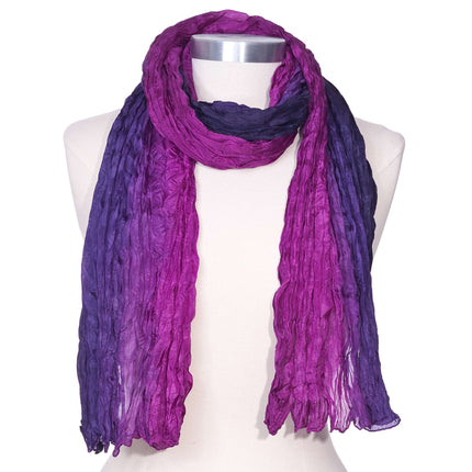 Silk scarf FLIEDER , 100% natural silk from India (F.600.0016)