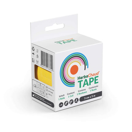 HerbaChaud Tape en 7 couleurs 5 cm x 5 m (HH.100.1010.K)