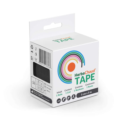 HerbaChaud Tape en 7 couleurs 5 cm x 5 m (HH.100.1010.K)