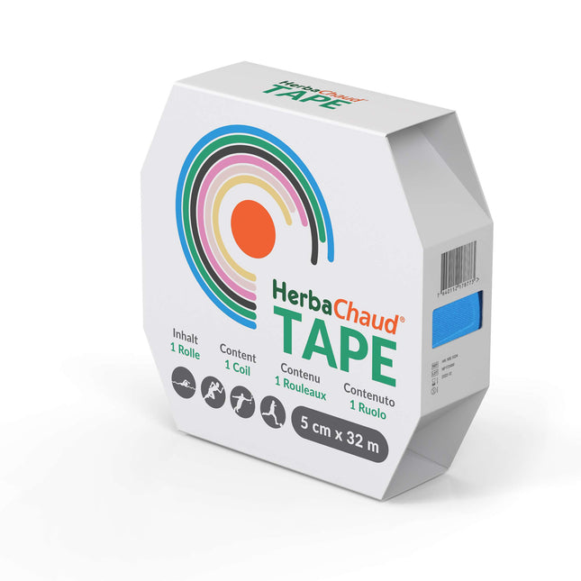 HerbaChaud Tape, kliniekversie, 5 cm x 32 m, in 4 kleuren